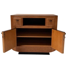 Art Deco Amsterdamse School Cabinet with Drawers by Piet Kramer, 1930s